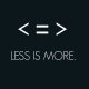 “Less…is More!”