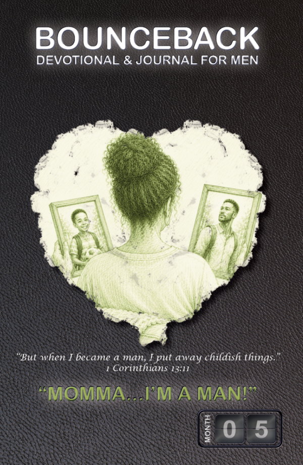 Momma...I'm a Man! – 30-day Christian devotional for men book cover